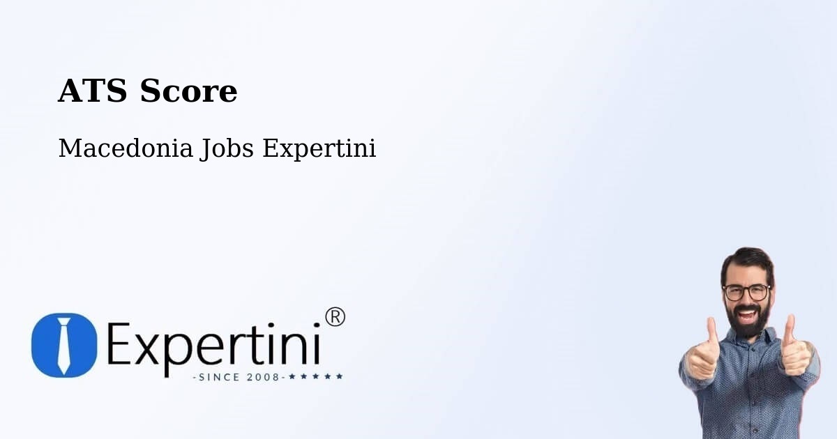 Resume ATS Score & Job Description Match Tool – Bučin - Macedonia Jobs Expertini